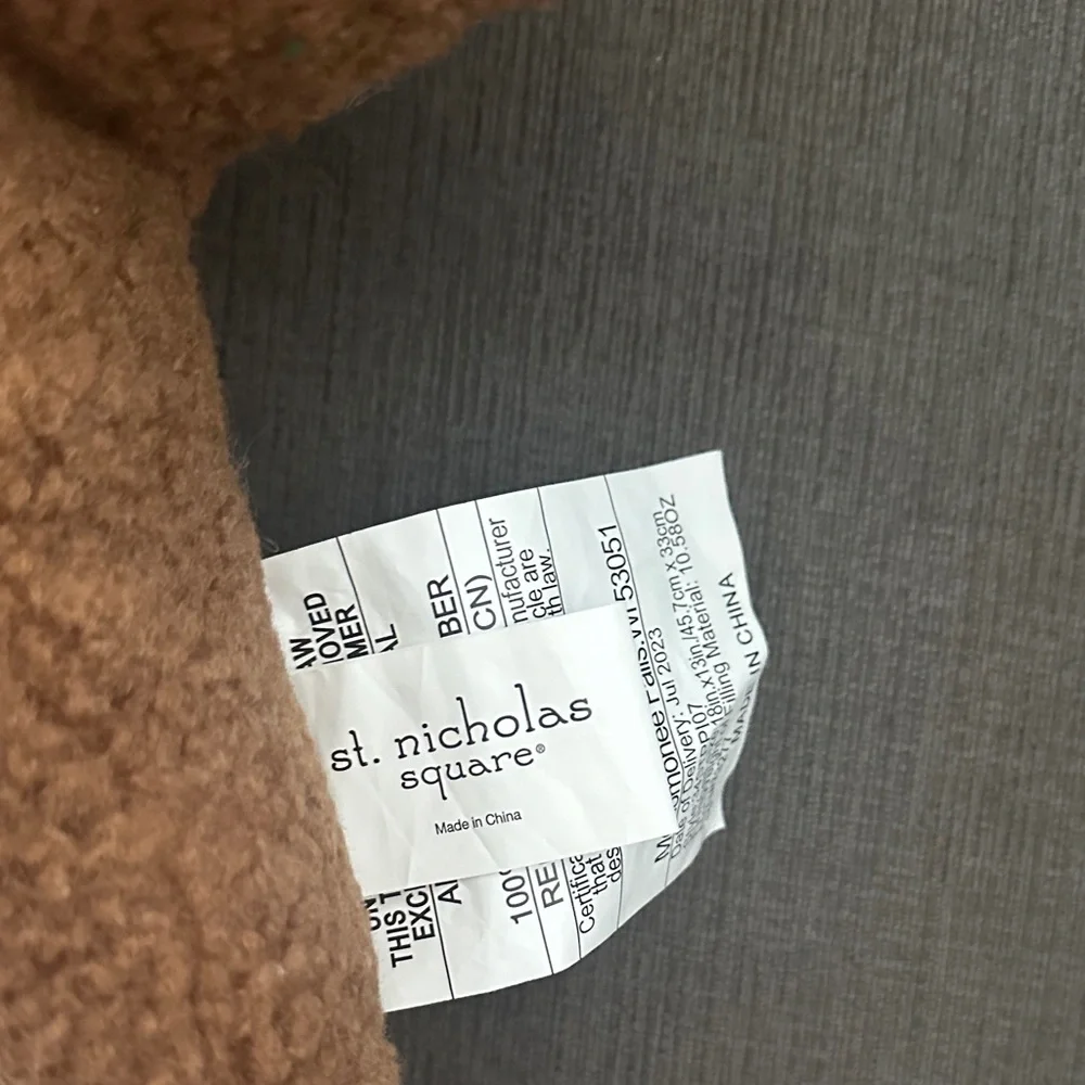 Festive Gingerbread Man Pillow